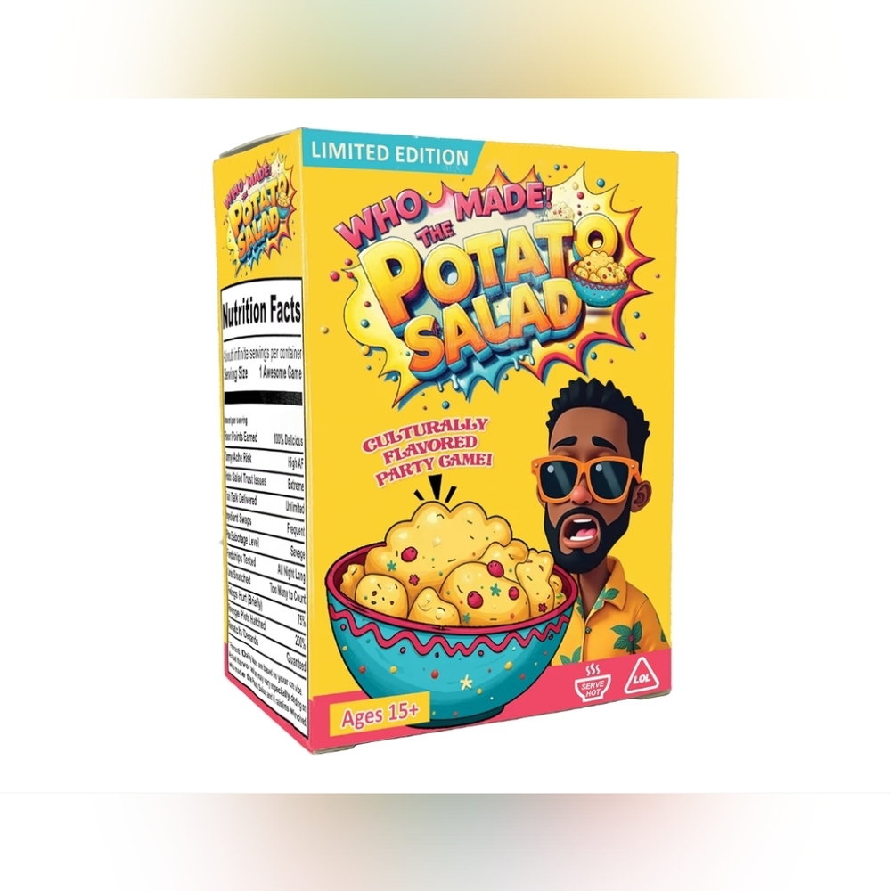 Brand New Limited Edition Who Made the Potato Salad? Party Card Game
